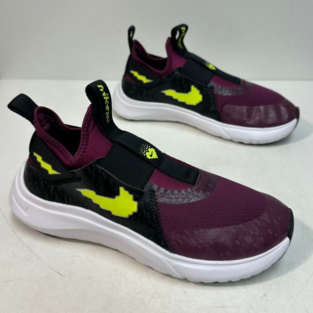 EXCELLENT Nike Flex Plus SE PS 'Sangria Volt' Sneakers Pink M 5.5 / W 7 / EU 38 - Picture 4 of 8
